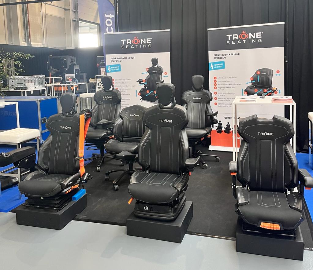 all types of throne seating driver seats at expo